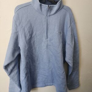 Columbia Men's Sky Blue Zip-Up Sweater Size XL